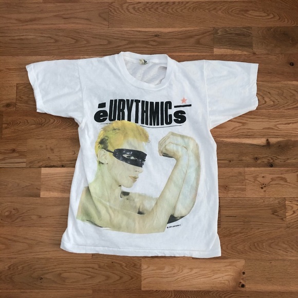 Vintage Tops - Vintage 80’s Eurythmics Touch Concert Tour T-Shirt